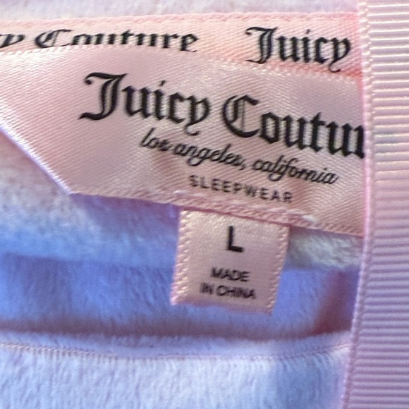 JUICY COUTURE Pink Velour Loungewear Set NWT Size Large - Picture 5 of 6